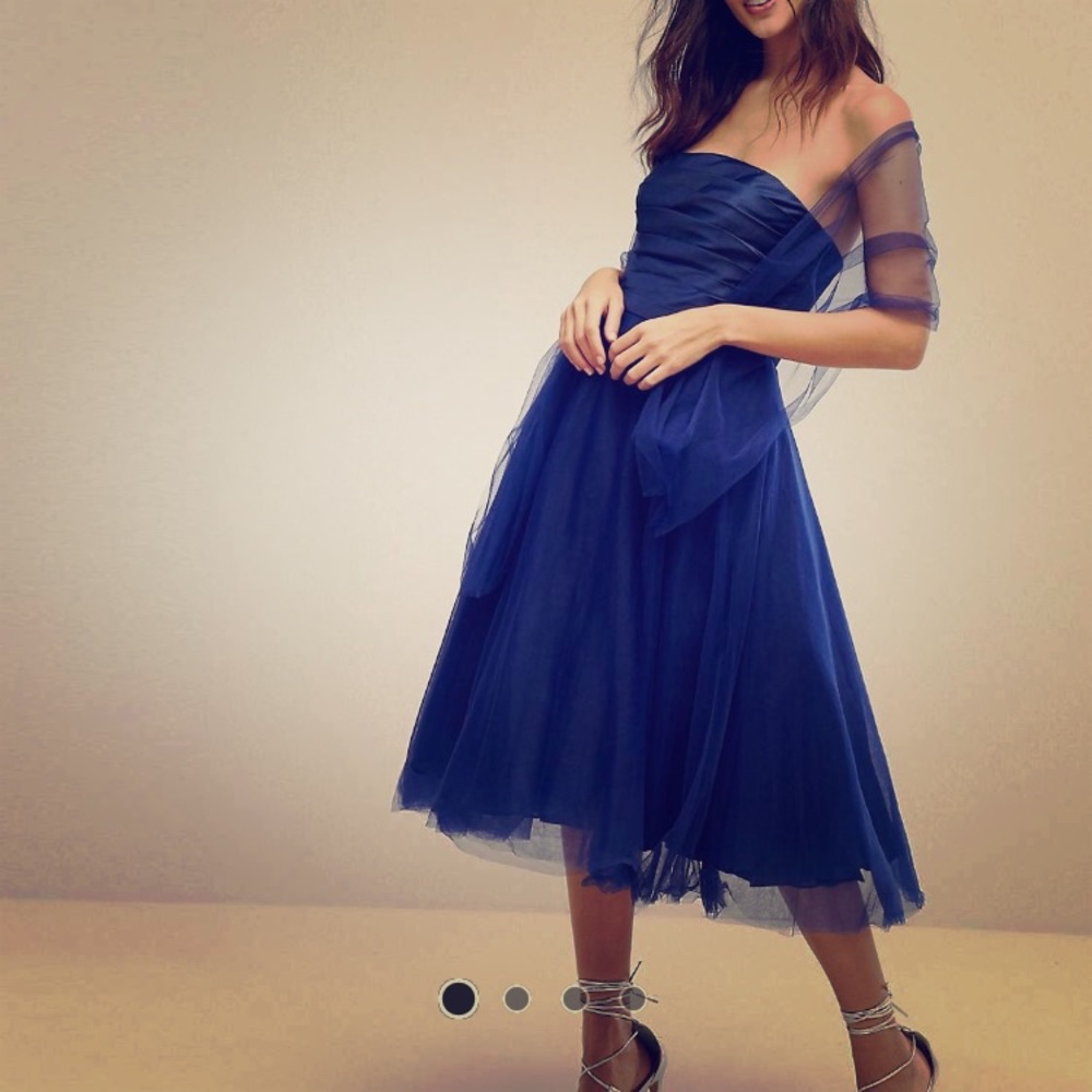 Forever unique Tullie strapless Midi dress